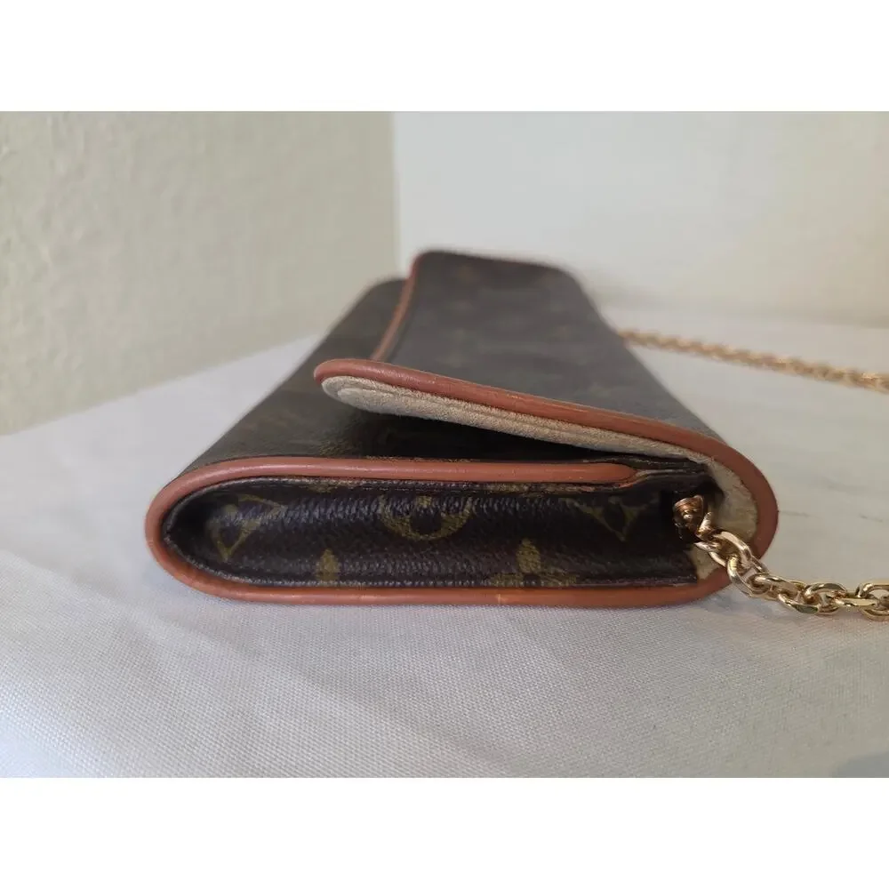 Louis Vuitton Monogram Twin Pochette GM Shoulder Crossbody Bag LV Vintage